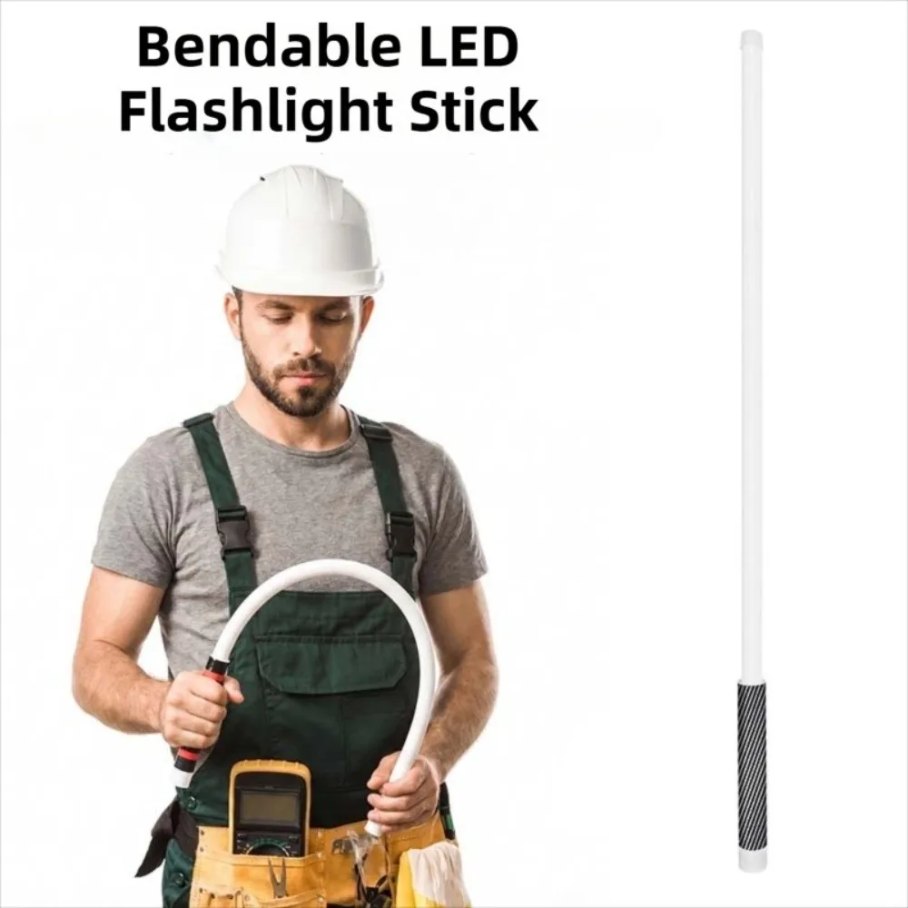 High Lumens LED Flashlight Stick 3 Modes Waterproof Flexible Flashlight Stick Rechargeable Portable Automotive Lighting Tools
