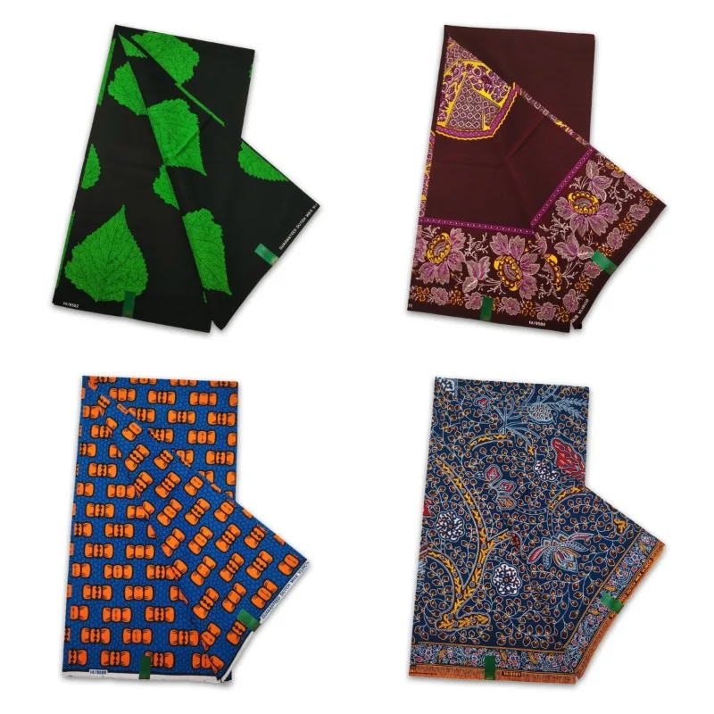

Women Style Ankara Wax Fabric Soft Pagne 2025 New Guaranteed Veritable African Real Wax Prints Fabric