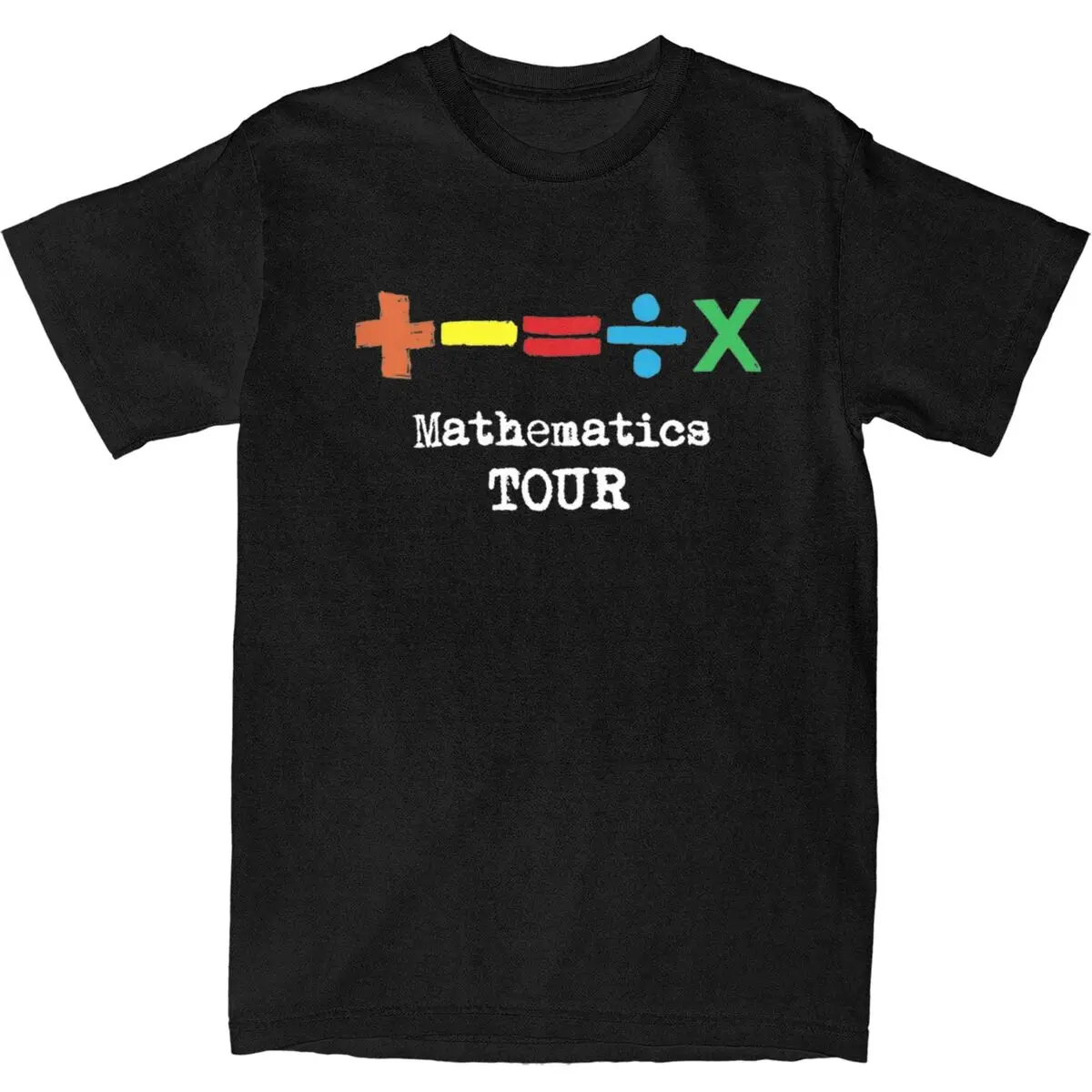 Men's T Shirt The Mathematics Tour 2024 T-Shirts Leisure Summer Tees Streetwear Casual Cotton Clothing Birthday Gift