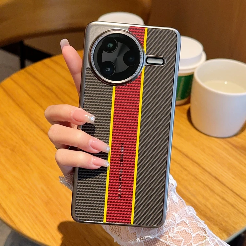 

Модный гальванический титановый кожаный противоударный чехол для Xiaomi Poco F7 Ultra Camera Len Protection Shell Poco F7 Pro