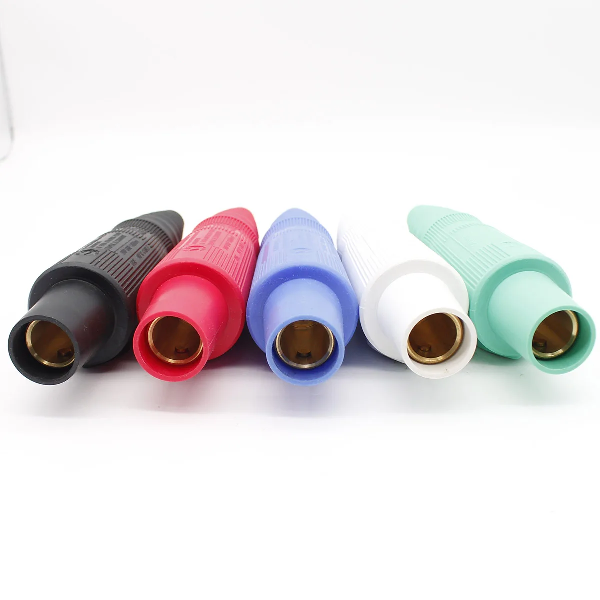 5PCS Set 400A 600V Cam Style Plug Wire Female Camlock Single Pole Power Connector for Cable 50-95sqmm (1/0-4/0)