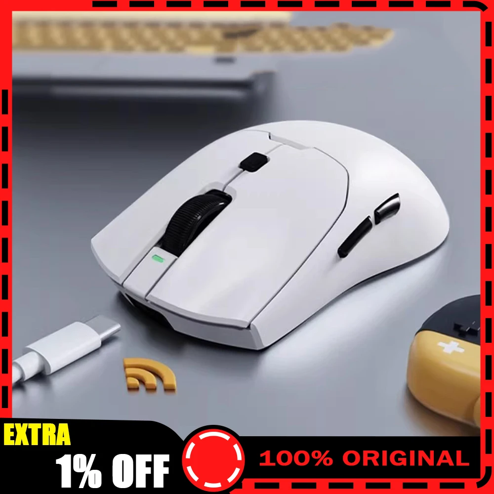 

DELUX M700pro Gaming Mouse Realtek Chip PAW 3395 Sensor 8K Fast Charging Battery Wireless Mouse Low Delay 59g Light Weight Mouse