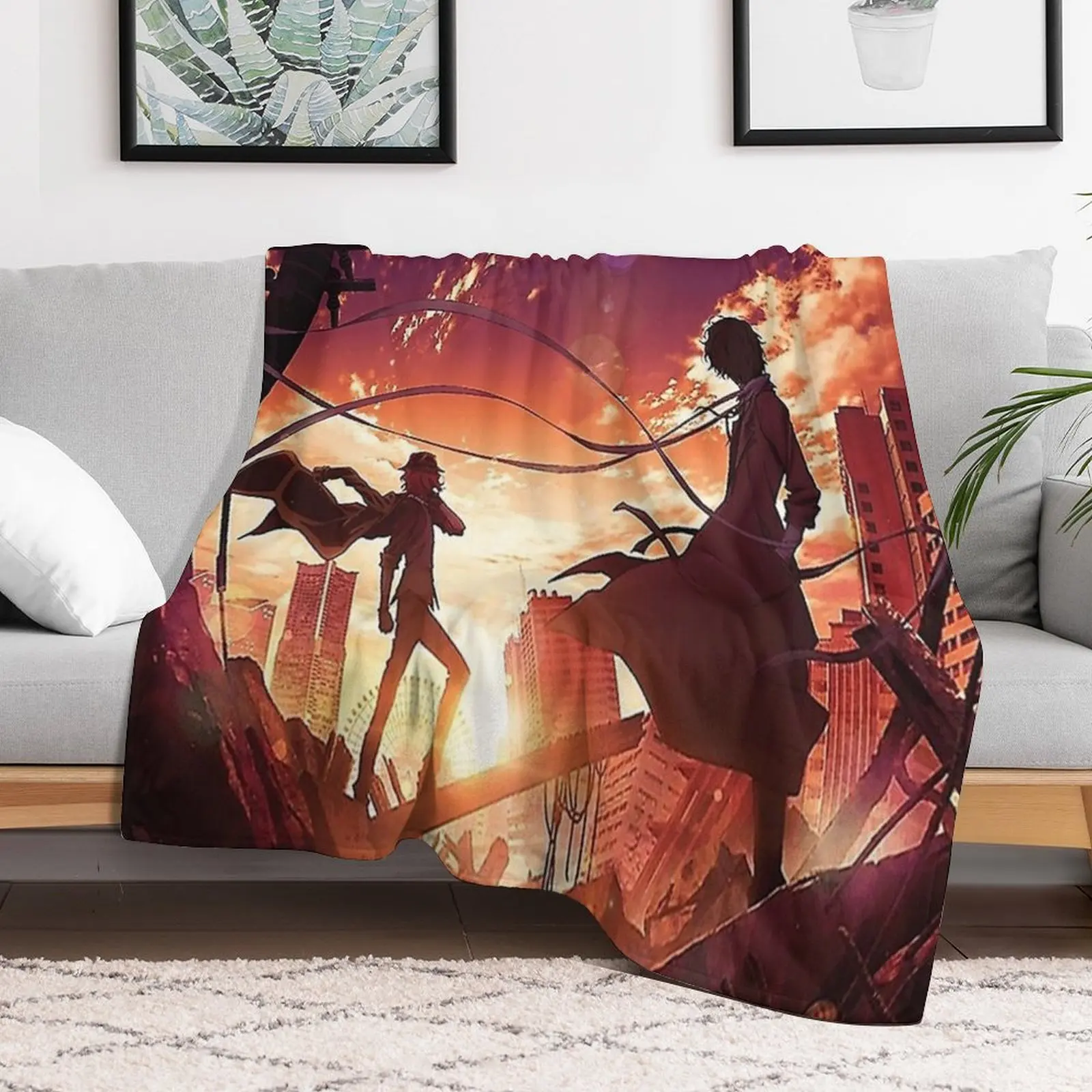 

SOUKOKU Poster Throw Blanket Cute wednesday Blankets