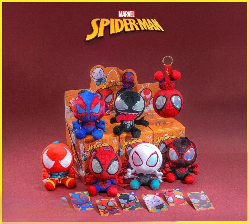 

Marvel Spider-Man Pendant Blind Box Venom Figurine - Surprise Gift for Boys, Superhero Blind Box, Holiday and Birthday Present