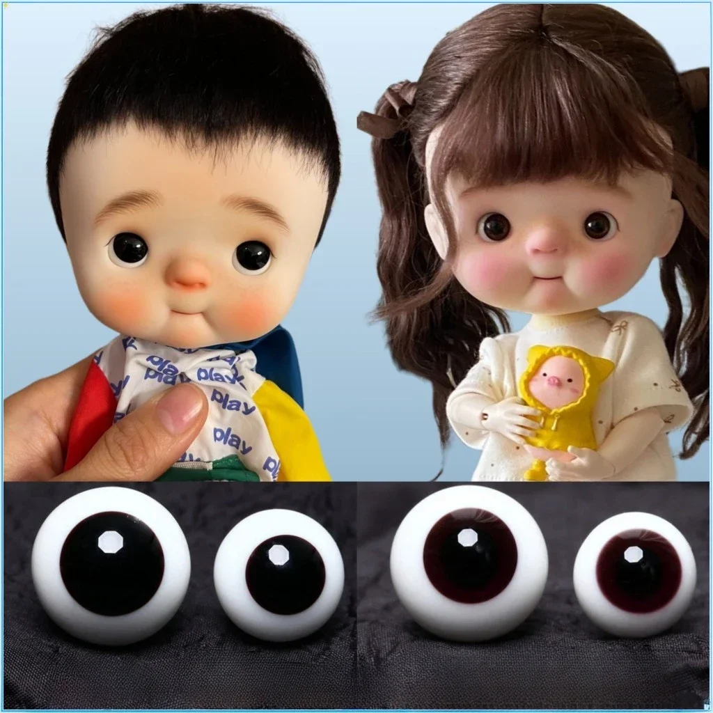 10/12/14/16/18mm doll's eyes Movable Glass Eyeball for 1/3 1/4 1/6 1/8 Bjd Doll Girl Toys Dress Up Play House Doll Accessories