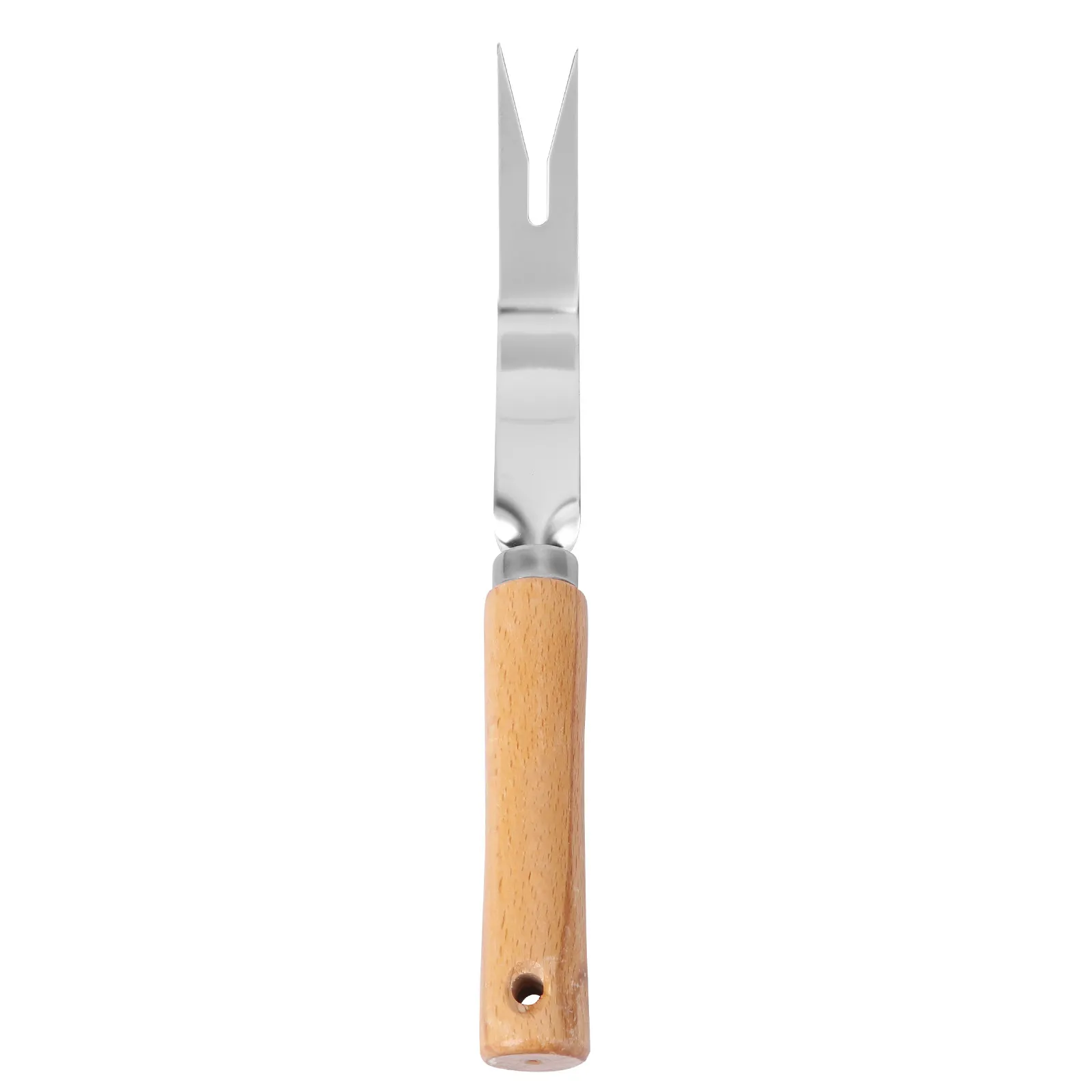 

Stainless Steel Weeding Tool Wooden Handle Manual Weeder Root Remover Gardening Digging Cultivating Device Metal Weeding Tool