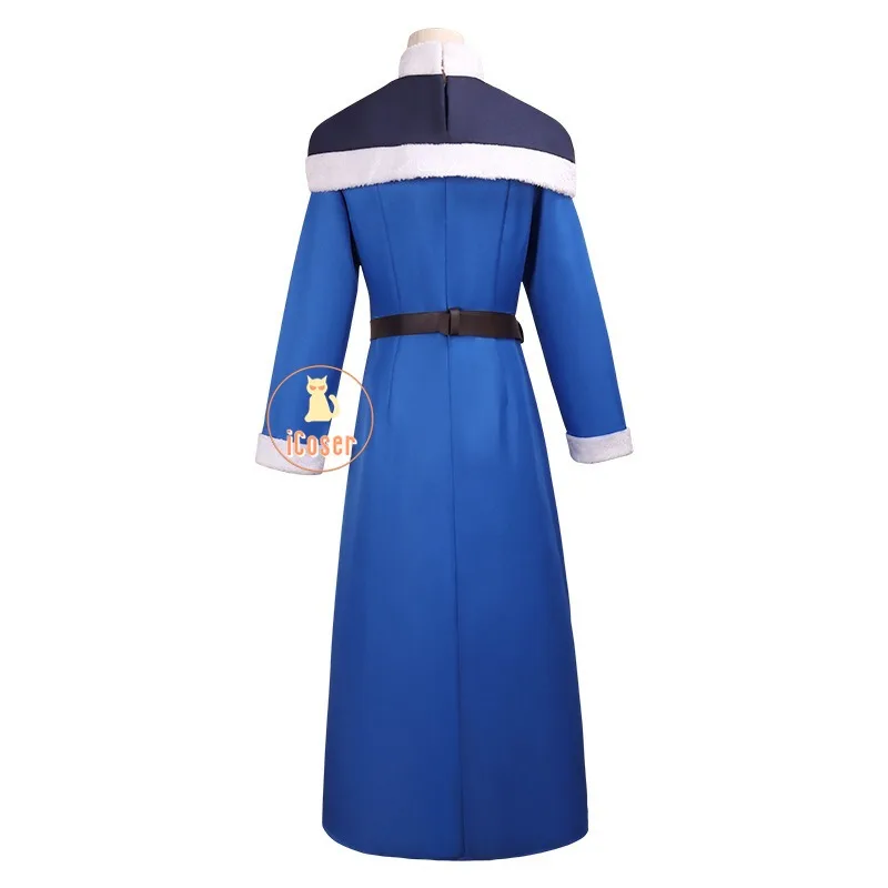 Juvia Lockser Fairy Tail 100YQ Cosplay Set - Uniform Dress Wig Hat Shawl Stickers, Halloween Costume for Women view 3
