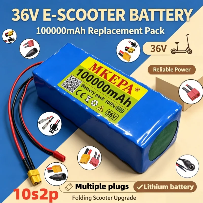 36V 100Ah Large‑Capacity 18650 Battery Pack 10S2P Structure Strong Output Long‑Lasting Life For Energy Storage Equipment