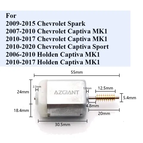 Chevrolet Holden Spark Captiva 스포츠 자동차 부품 용 전원 사이드 윙 반전 백미러 접이식 엔진 액츄에이터 왼쪽 오른쪽