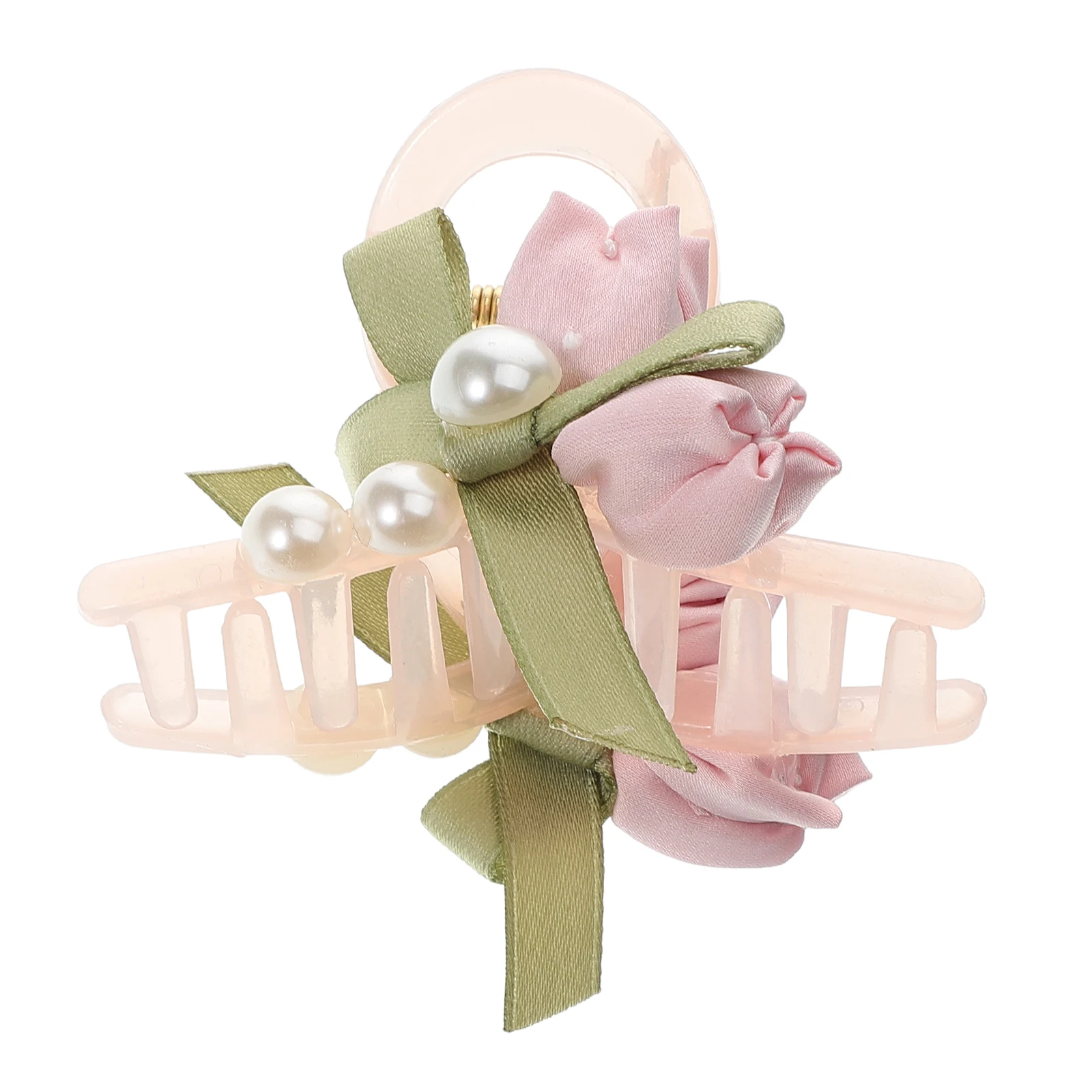 

Tulip Hair Claw Clips Bridal Wedding Styling Accessories Flat Claw Clip for Women Vintage Valentines Cool Mini Flower