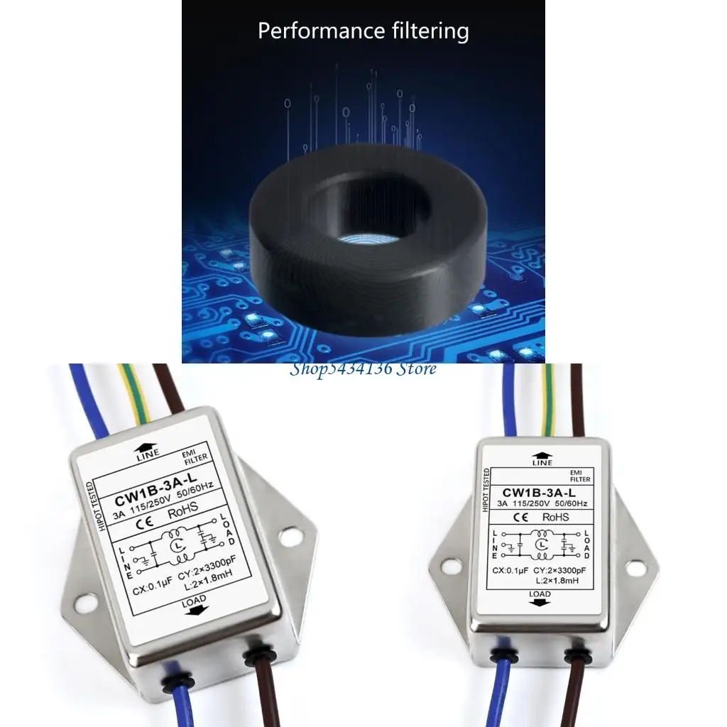 

H7ED Filter CW1B L(040) Single Phase 250V Electromagnetic Interferences Reduction for Enhances Electrical Performances