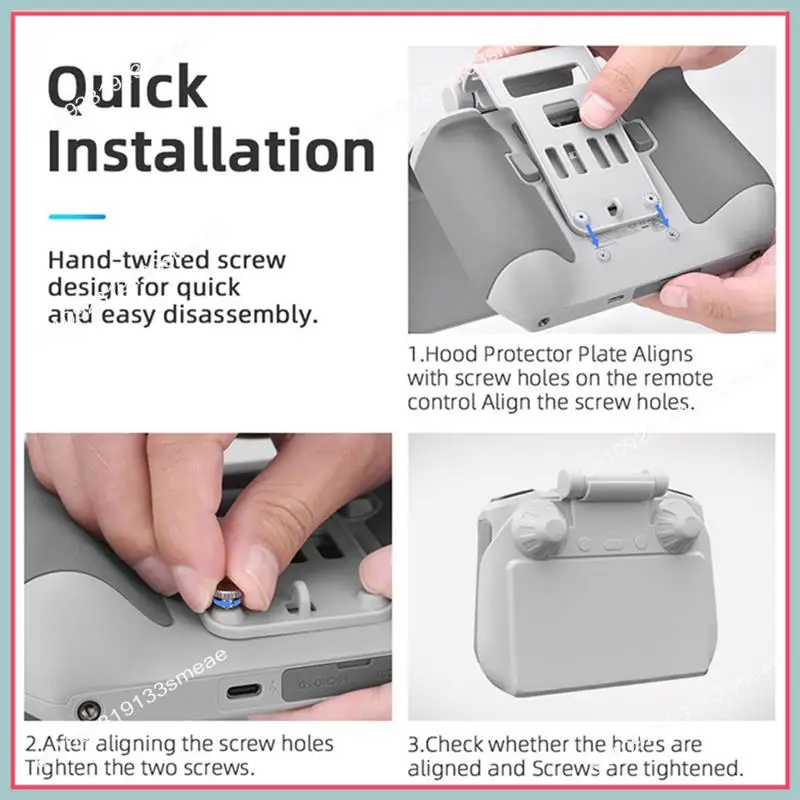 N94R Per DJI Air2 Cappuccio di Controllo Remoto Royal 3Pro Cordino Rc Cordino Luce Blocker Parasole Multifunzionale Pezzi di Ricambio Parti