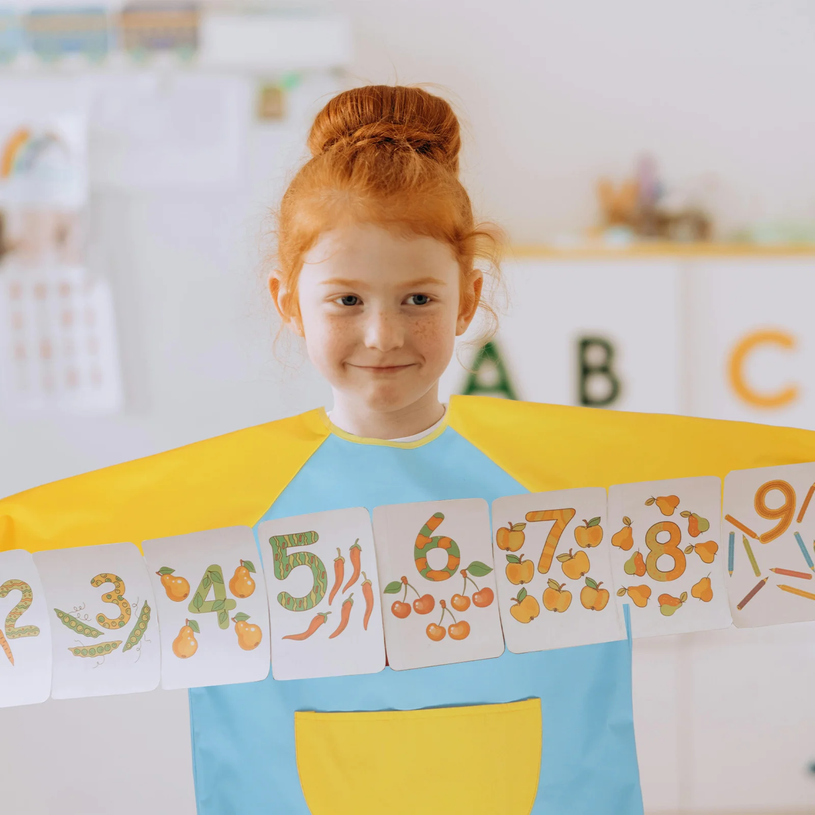 

Kids Painting Smocks Waterproof Long Sleeve Toddler Artist Aprons Adjustable Fit Lightweight Art Smock Aprons for Boys Girls