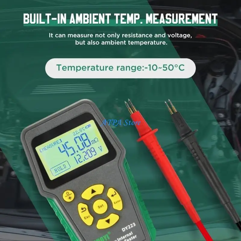 

U13C High Accurancy Lithium Battery Internal Resistance Test Instrument True 4-Wire