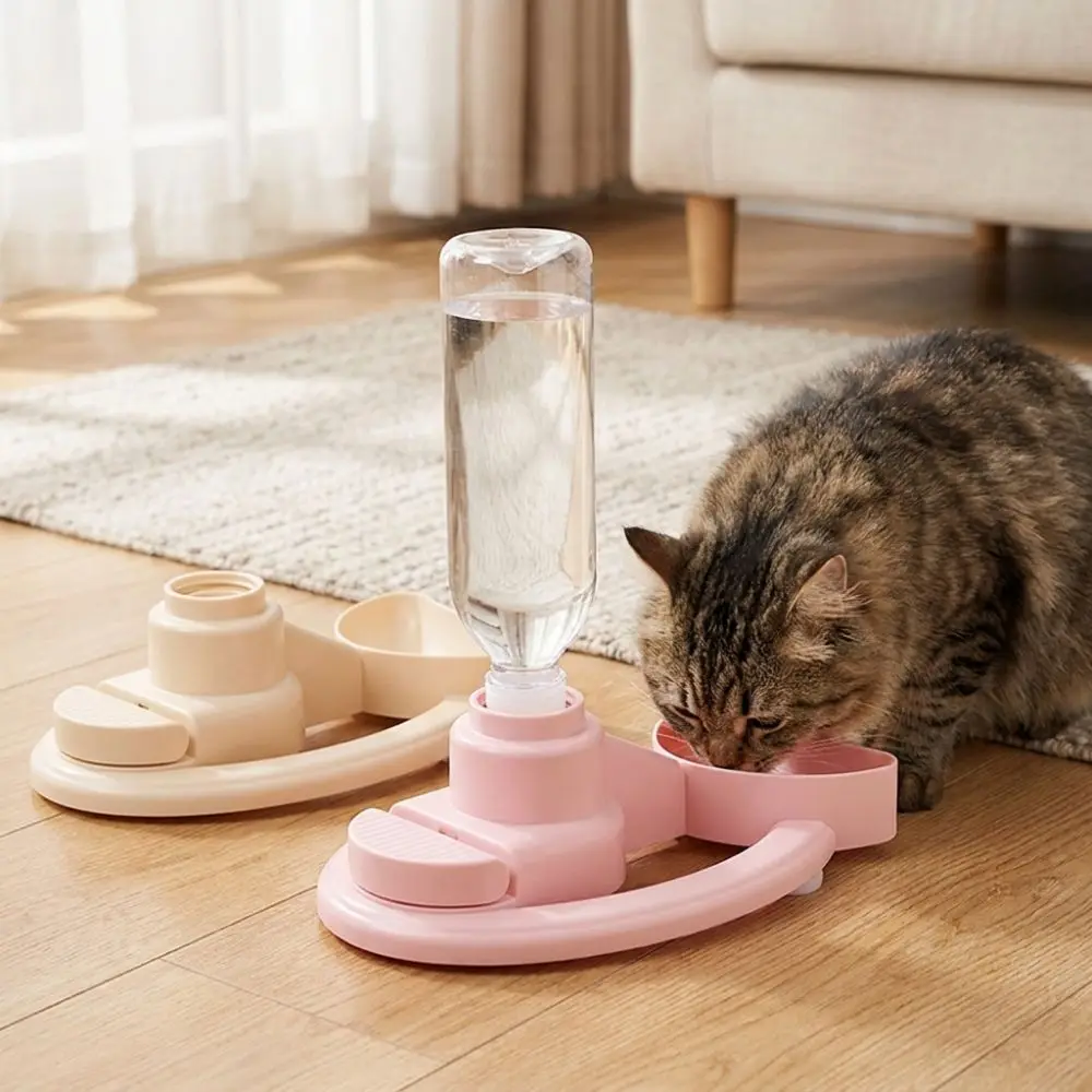 Large Capacity Cat Automatic Water Dispenser Silent Gravity Stable Base Cat Drinking Machine Splash-proof Leak Proof