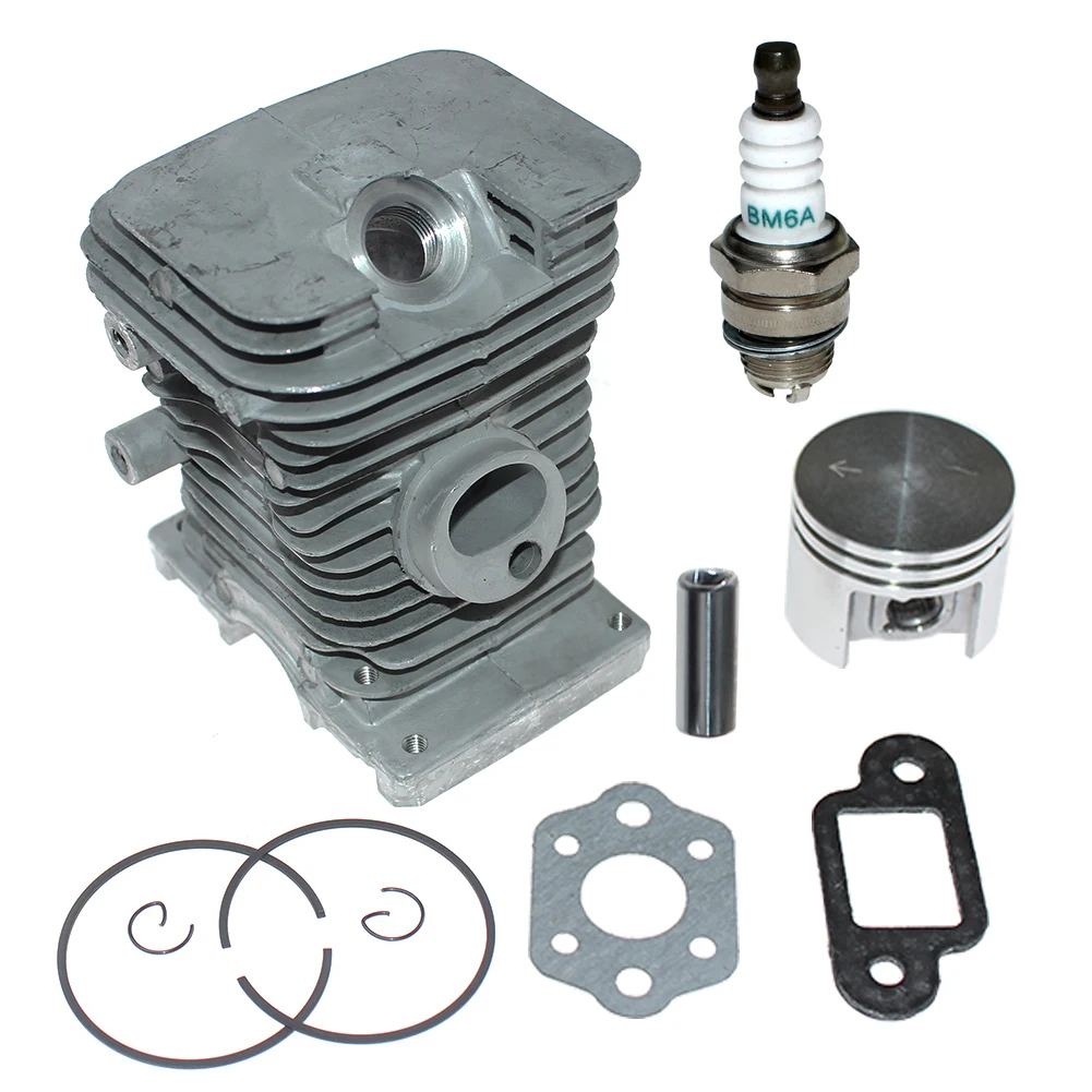 Cylinder Piston Kit Fits For Stihl 018 MS180 MS180C MS210 MS180C-B DZ MS180C-B EZ MS180C-BZ MS180Z MS180C-B D MS180CBE MS210CBE