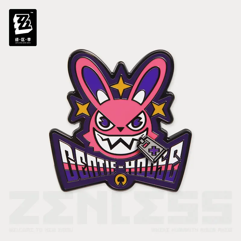 

[Подлинный] Zenless Zone Zero металлический значок официальный miHoYo Camp Series Cunning Hares Them Housekeeping Belobog реквизит для косплея подарки