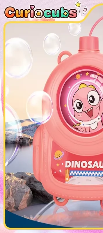 

Electric Bubble Gun Automatic Soap Bubble Blower Machine with Light Dinosaur Space Backpack Outdoor Game Party Gift Children Toy