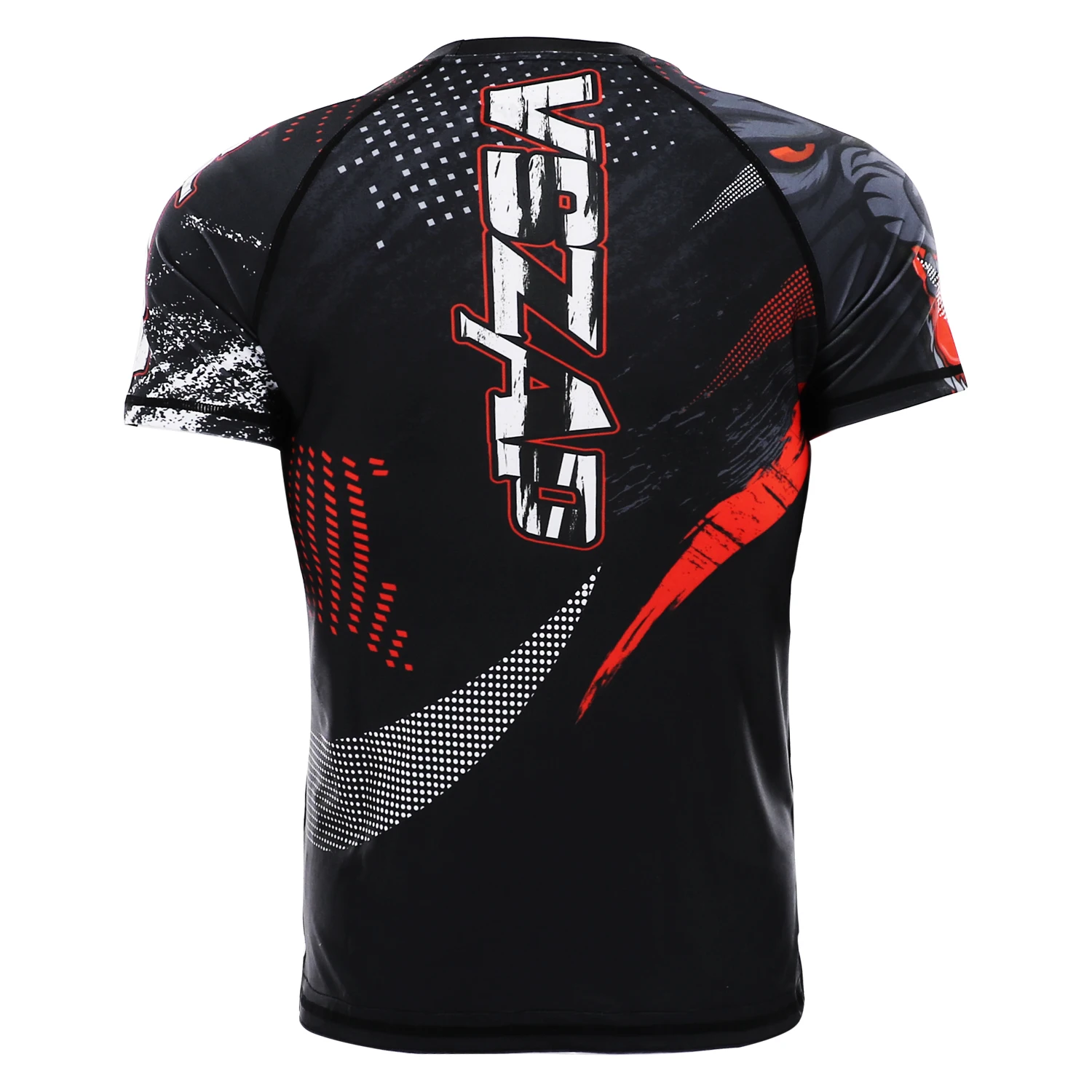 VSZAP Dark Knight Wolf King Boxing, Fighting, Martial Arts, Jiu - Jitsu Tight - fitting T - shirt, Elastic and Quick - Drying