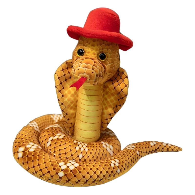 Jouet mascotte serpent, animaux en peluche amusants, Surprise du nouvel pour adultes, 2025