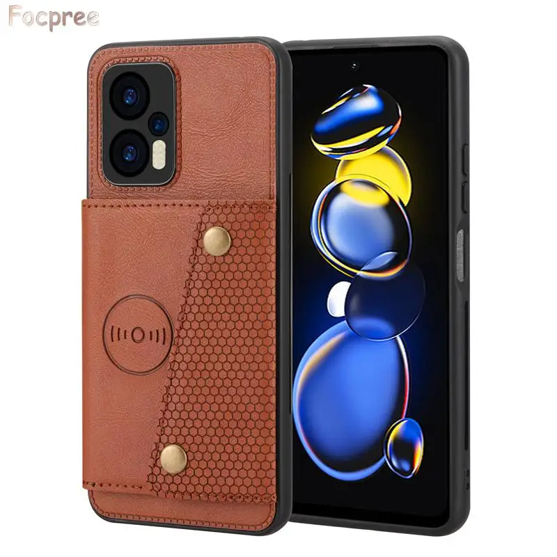 For Xiaomi Poco X4 GT 5G Case Leather Wallet Card Slot Holder Back Cover For Poco Poko Pocco Little X4GT X 4 GT  Phone Cases New