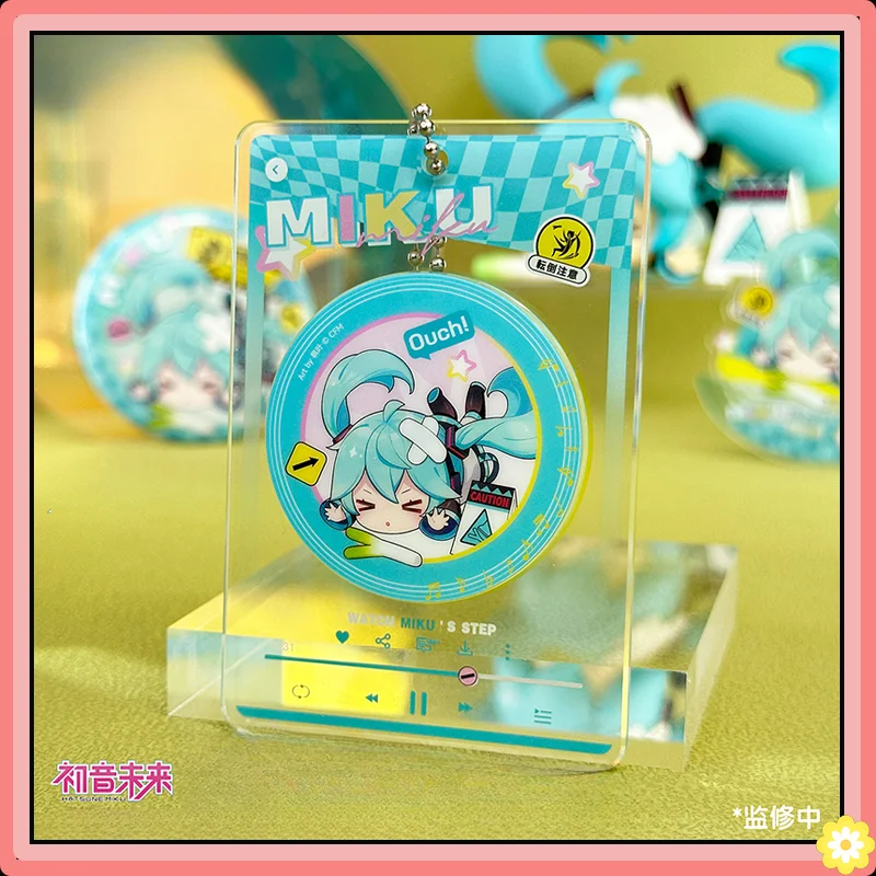 

Hatsune Miku Acrylic Record Pendant Peripheral Products Luka Megurine Luka Kagamine KAITO MEIKO Miku Anime Keychain Original