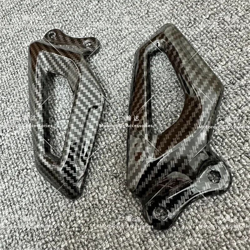 

Motorcycle parts Carbon Fiber Paint Heel Guard Fairing Foot Peg Plates Fit For BMW S1000RR S1000 RR 2019 2020 2021 2022 Fairing