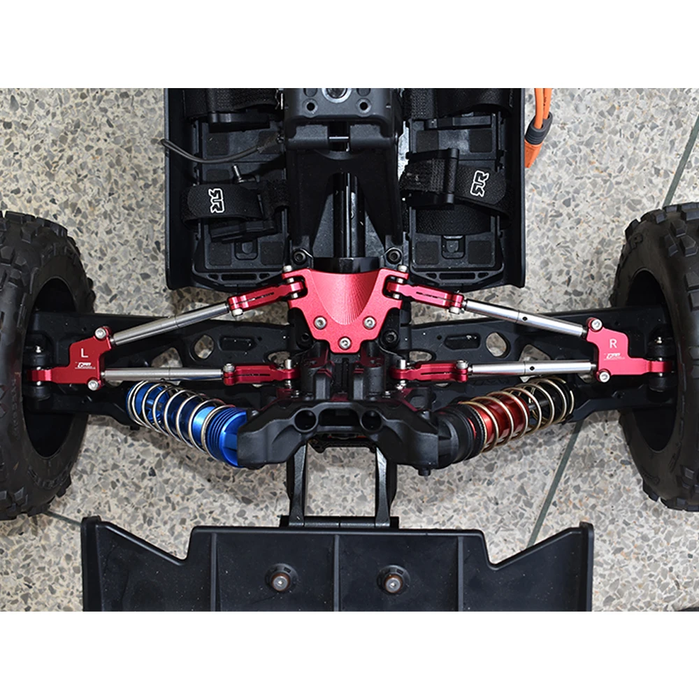 GPM dla ARRMA 1/5 KRATON OUTCAST EXB 8S 4WD Monster Truck Metalowy tylny drążek stabilizujący + stałe mocowanie siedzenia ARA 340156 + ARA 330567