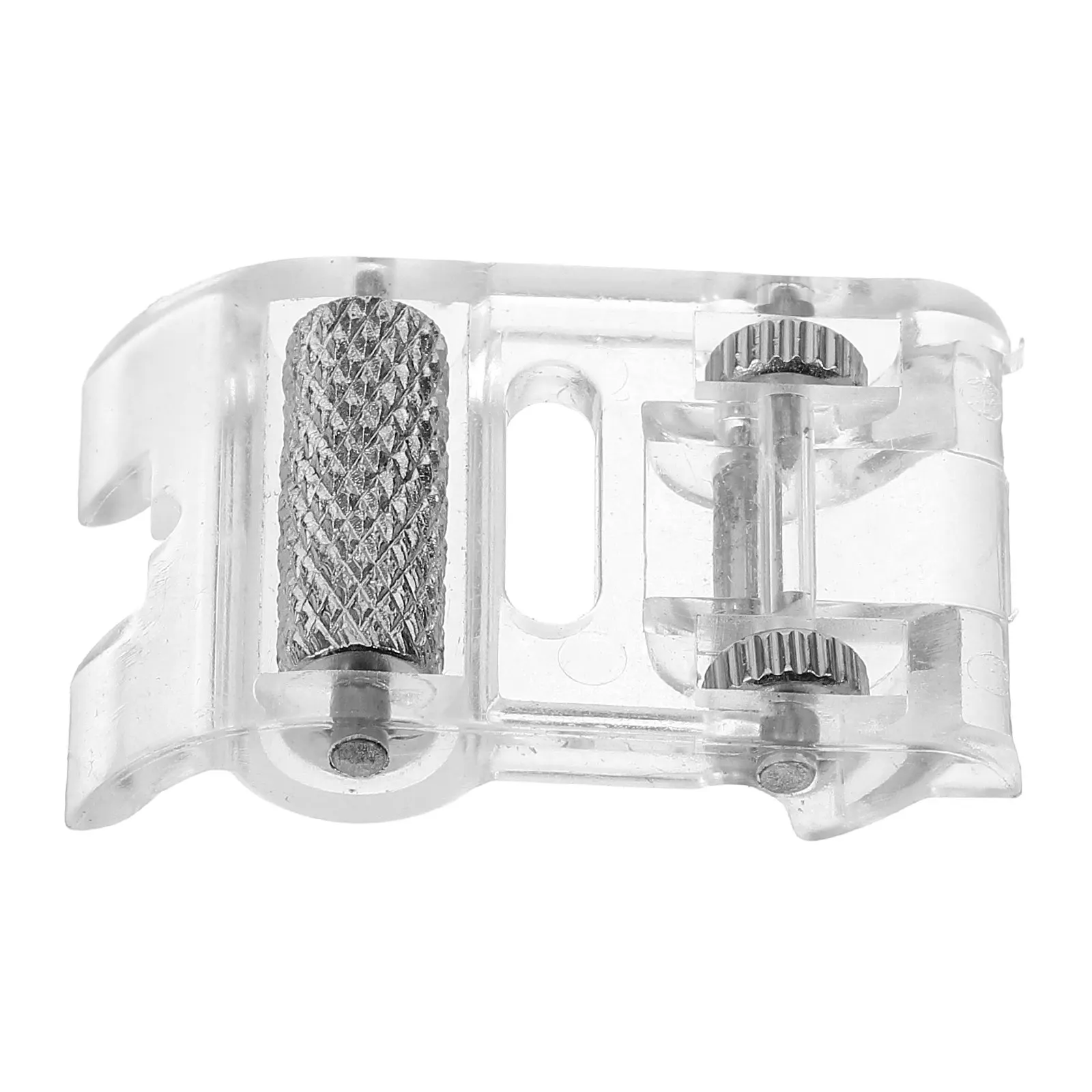 

Roller Sewing Presser Foot Durable for Domestic Machines Short Foot System Feeds Upper Lower Layer Prevent Slipping