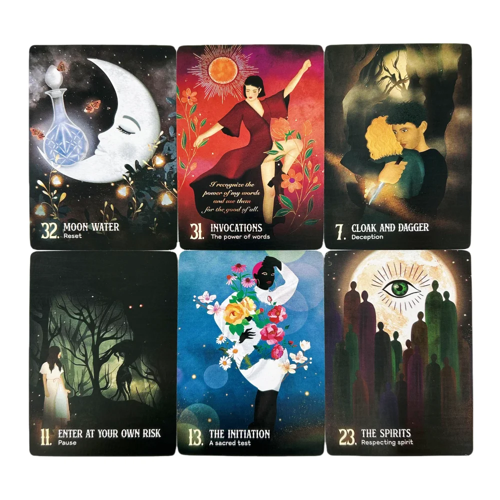 Magic Witching Hour Oracle Cards Board Game Fortune Telling Cards