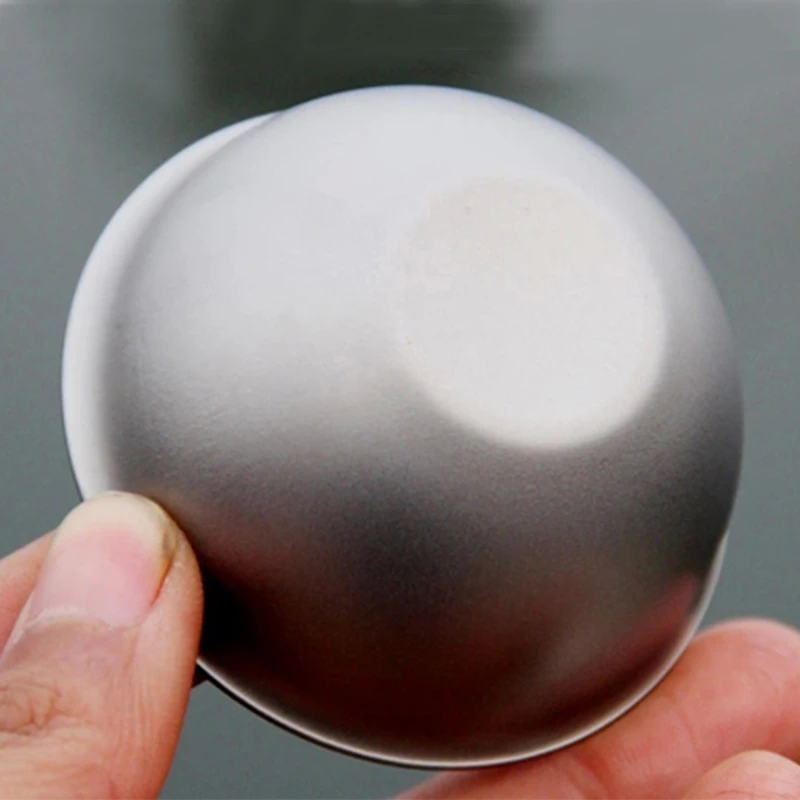 Keith Titanium Tea Cup 2pcs, Double Wall Anti-scalding, Outdoor Travel Picnic Camping Tableware Tea Cups Wine Cup 45ml