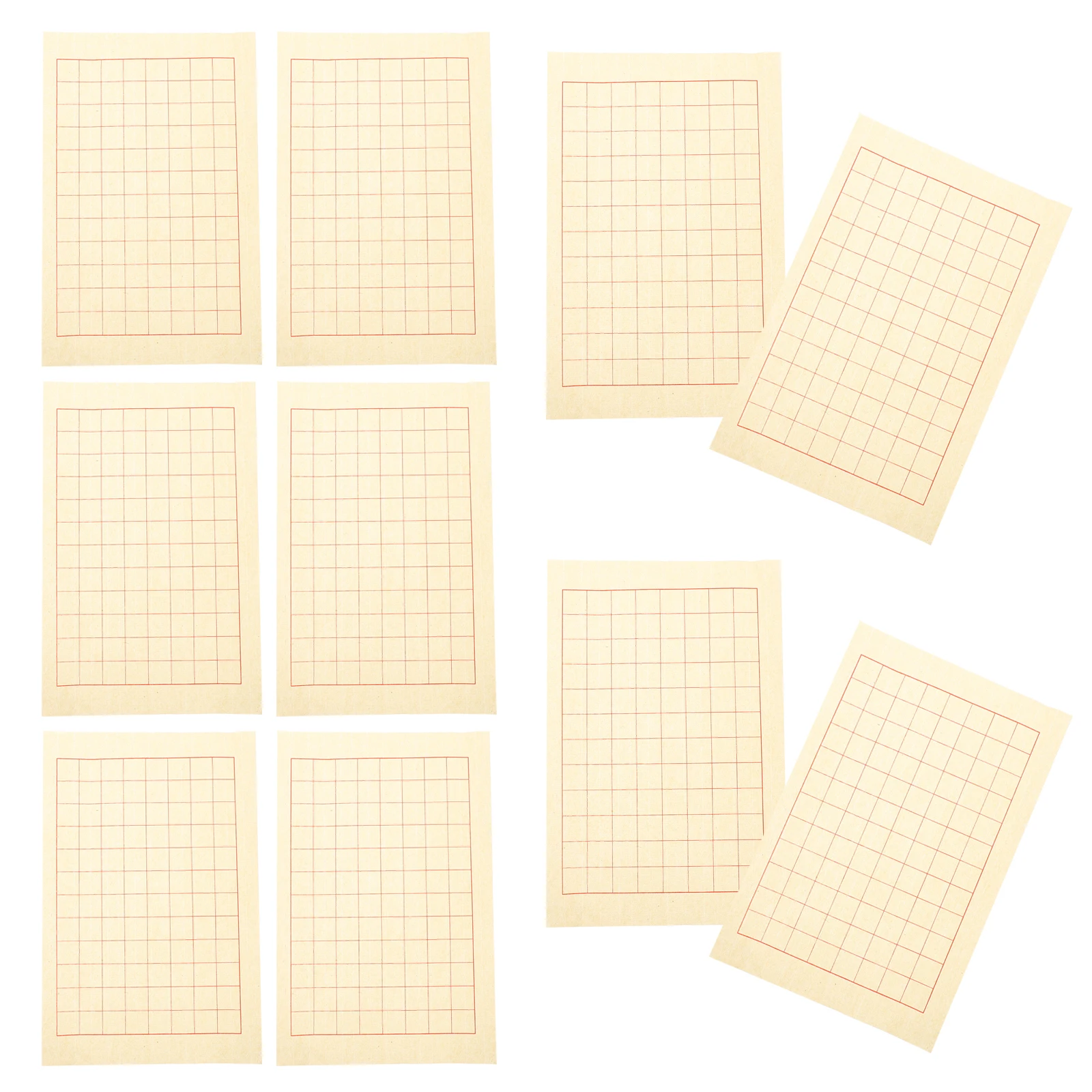 40 hojas de papel para práctica de caligrafía, superficie de escritura suave y duradera para pincel de tinta de caligrafía china, uso multifuncional