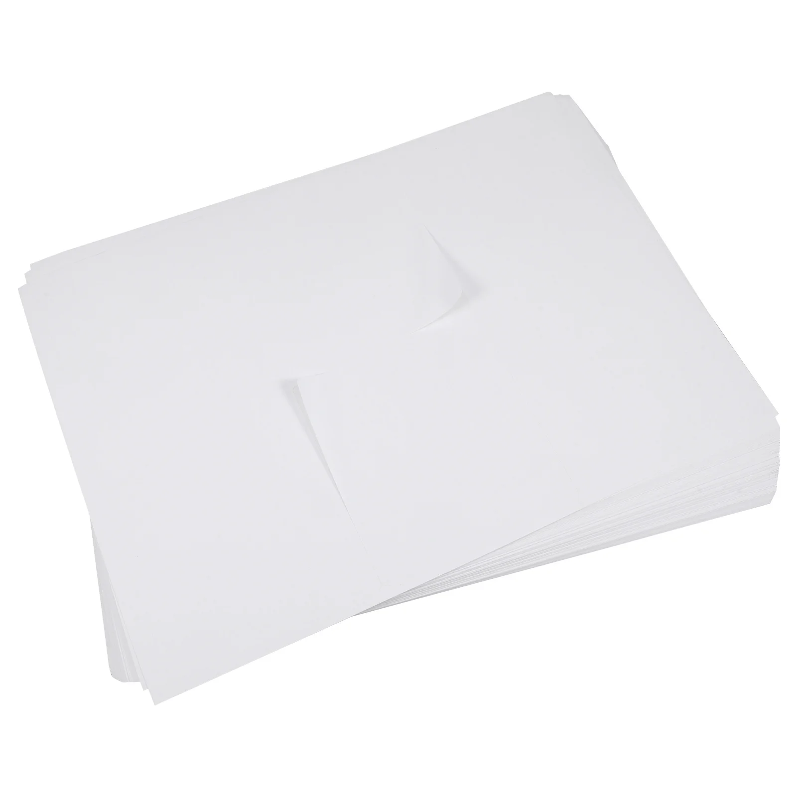 ورق لاصق قابل للطباعة مقاس A4، أوراق ملصقات ذاتية اللصق غير لامعة مقاومة للماء لملصقات الشحن، طباعة ورقة كاملة ذاتية الصنع #2