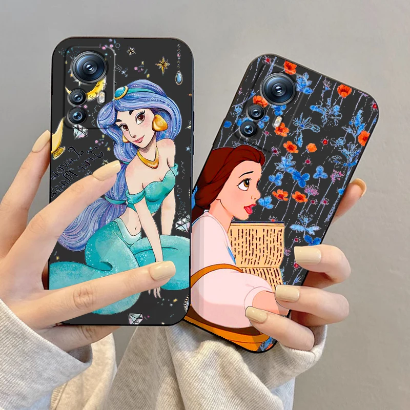 

Disney Princess Snow White For Xiaomi Mi 14 13T 13 12T 12 11T 11i 11 10T 10 Pro Lite Ultra 5G Black Funda Phone Case