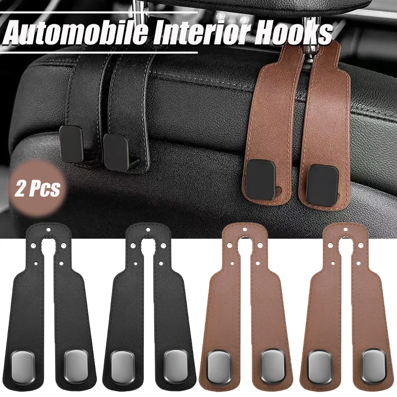 

Car Automobile Interior Headrest Hooks Newly Upgraded Foldable Cars Organizer Seat Back Storage Hook Auto Fastener Accessories