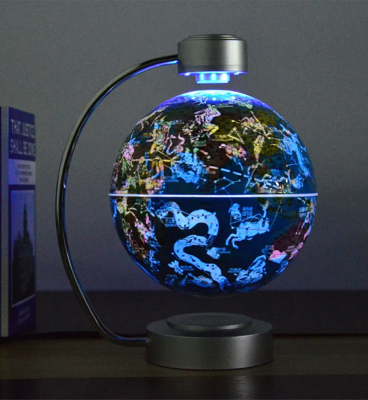 8-Inch Magnetic Levitation Globe Large Home Decoration Novelty Handicraft Office Decoration