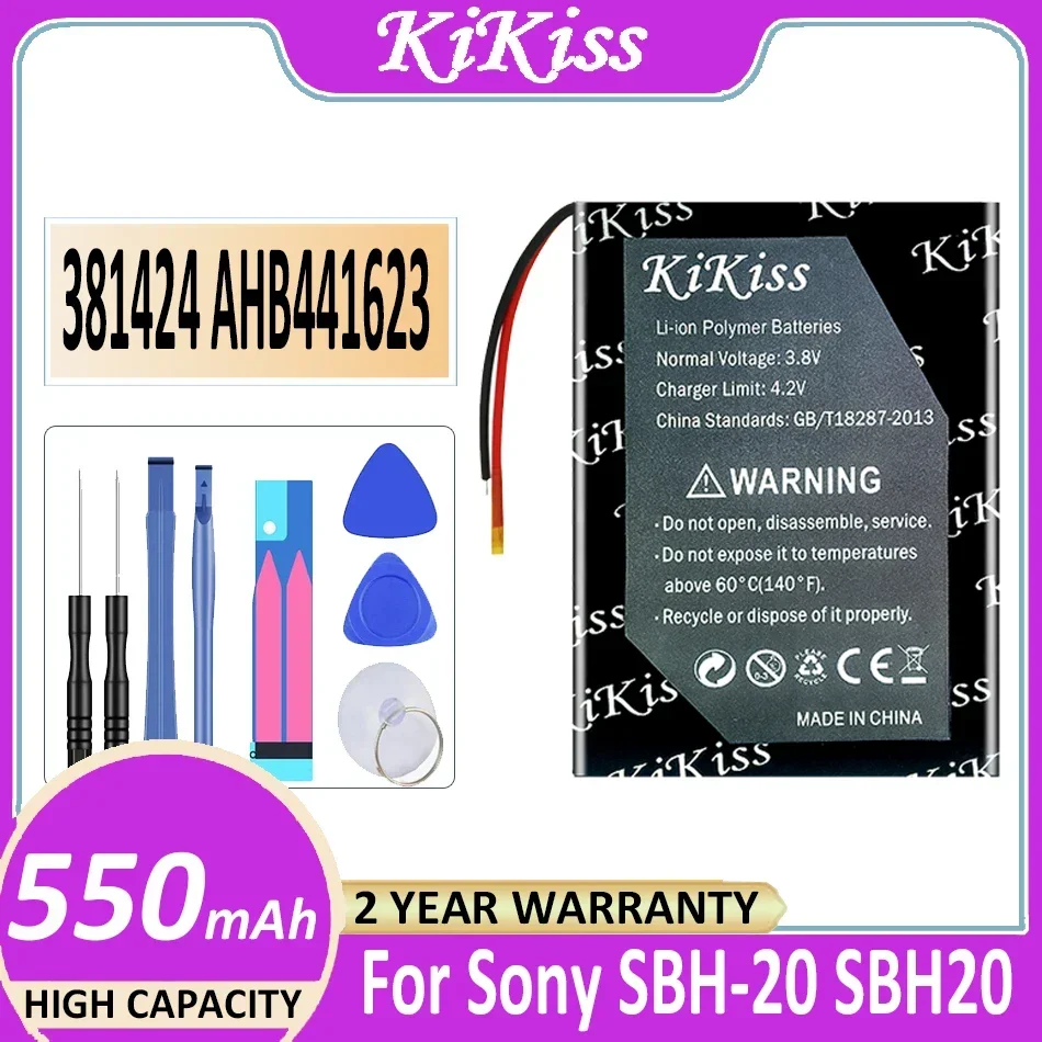 

Аккумулятор KiKiss 381424 AHB441623 550 мАч для цифровой батареи Sony SBH-20 SBH20