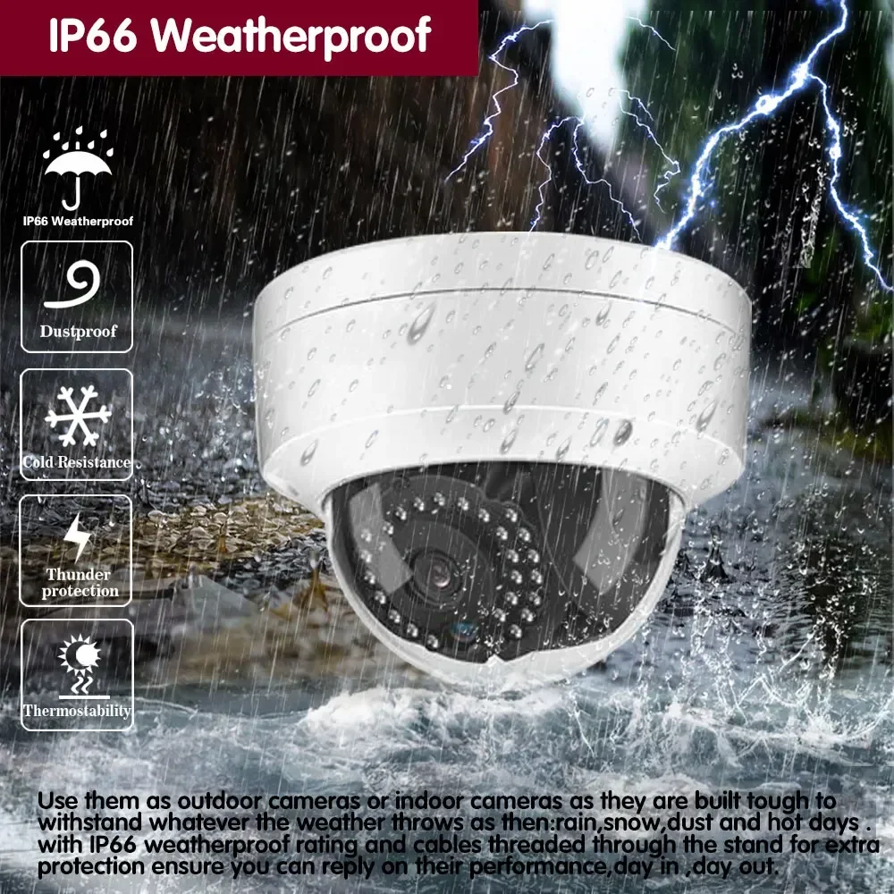 4K 8MP AHD CCTV Security Camera Vandal-proof Outdoor Indoor Home XMEYE Face Detection BNC Analog Dome Surveillance Camera