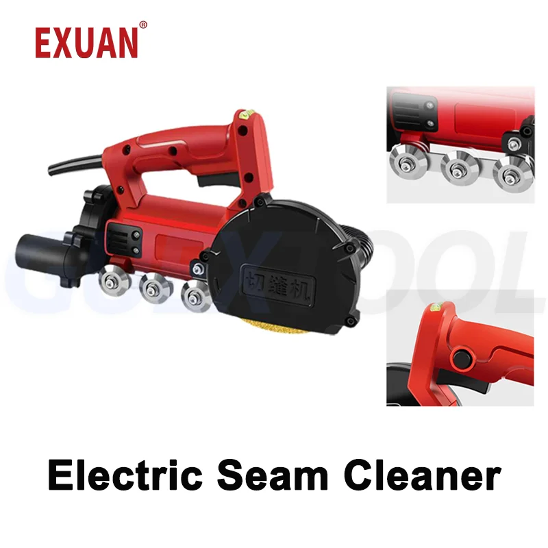 

Electric Seam Cleaner Beautiful Seam Construction Tool Joint Cleaning Machine Widening Gap Machine Ceramic Tile Slotting Machine