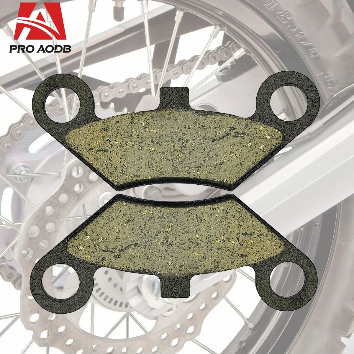 

For CF500cc 600cc CF500 CF600 X5 X6 X8 U5 4 Wheels 4x4 ATV UTV Dirt Bike Universal Metal & Brass Alloys Front Disc Brake Pads