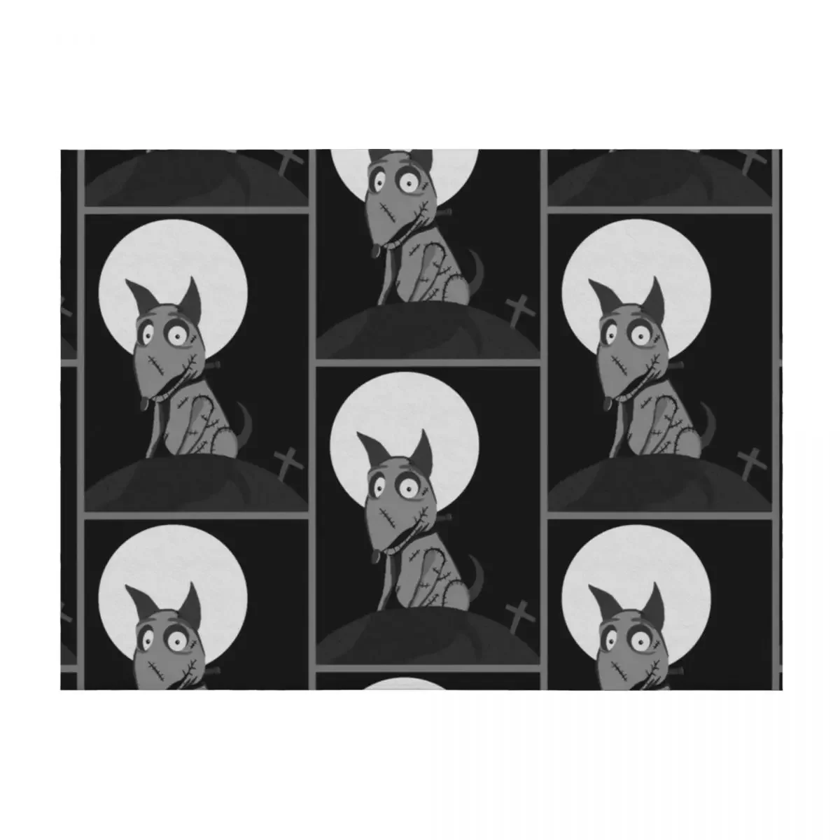 

frankenweenie sparky in the moonlight Throw Blanket valentine gift ideas Luxury St Single Blankets For Sofas Blankets
