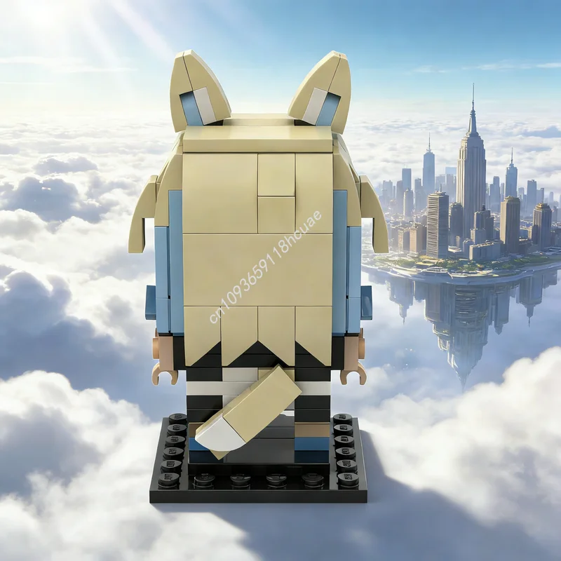 

178pcs MOC Brickheadz Fuwawa Model Building Blocks Construction Assemble Creative Idea Education Toys Christmas Gifts Brick Kids