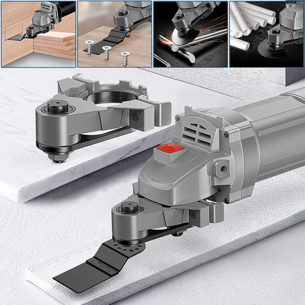 Conversión de amoladora angular M10, adaptador de cabeza Universal para amoladora angular de 100mm, 115mm, 125mm, pulidora, herramienta oscilante de