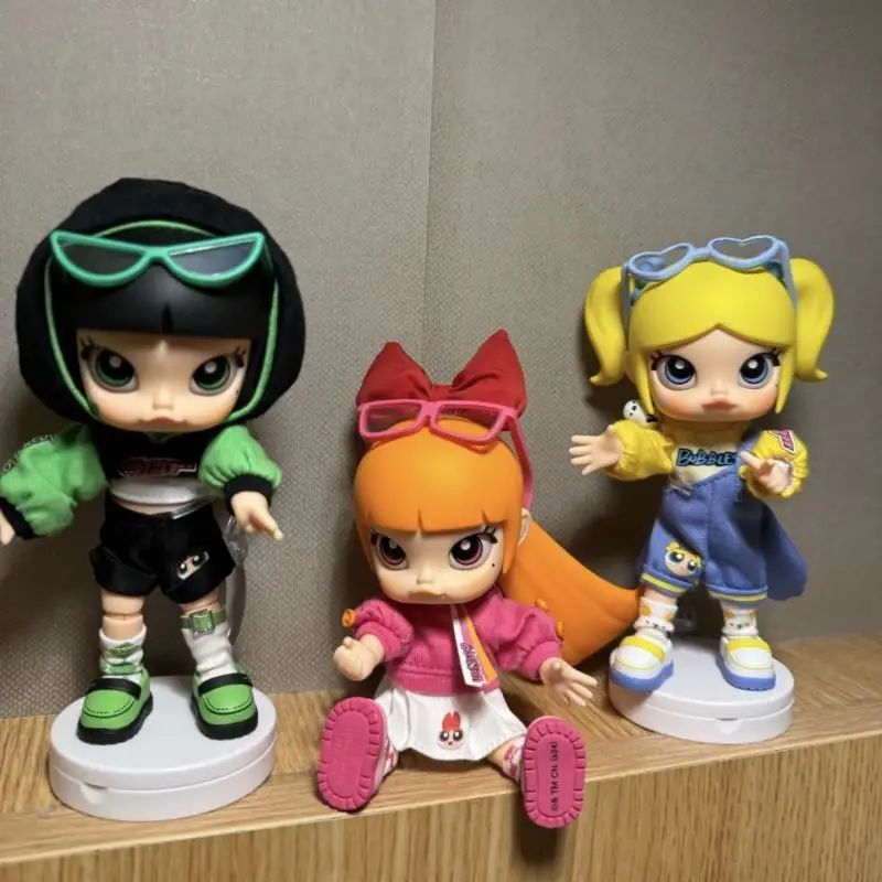 

Genuine Molly X The Powerpuff Girls Movable Joint Bjd Dolls Molly Action Figure Anime Collection Cute Figurine Model Toys Gift