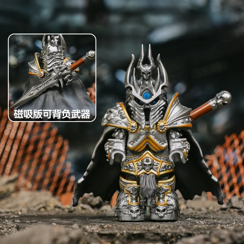 Lich King القرون الوسطى طاولة مستديرة فرسان بنة أنيمي السير كاي/Gaheris الطوب عمل الشكل جمع لعبة مجسمة الهدايا