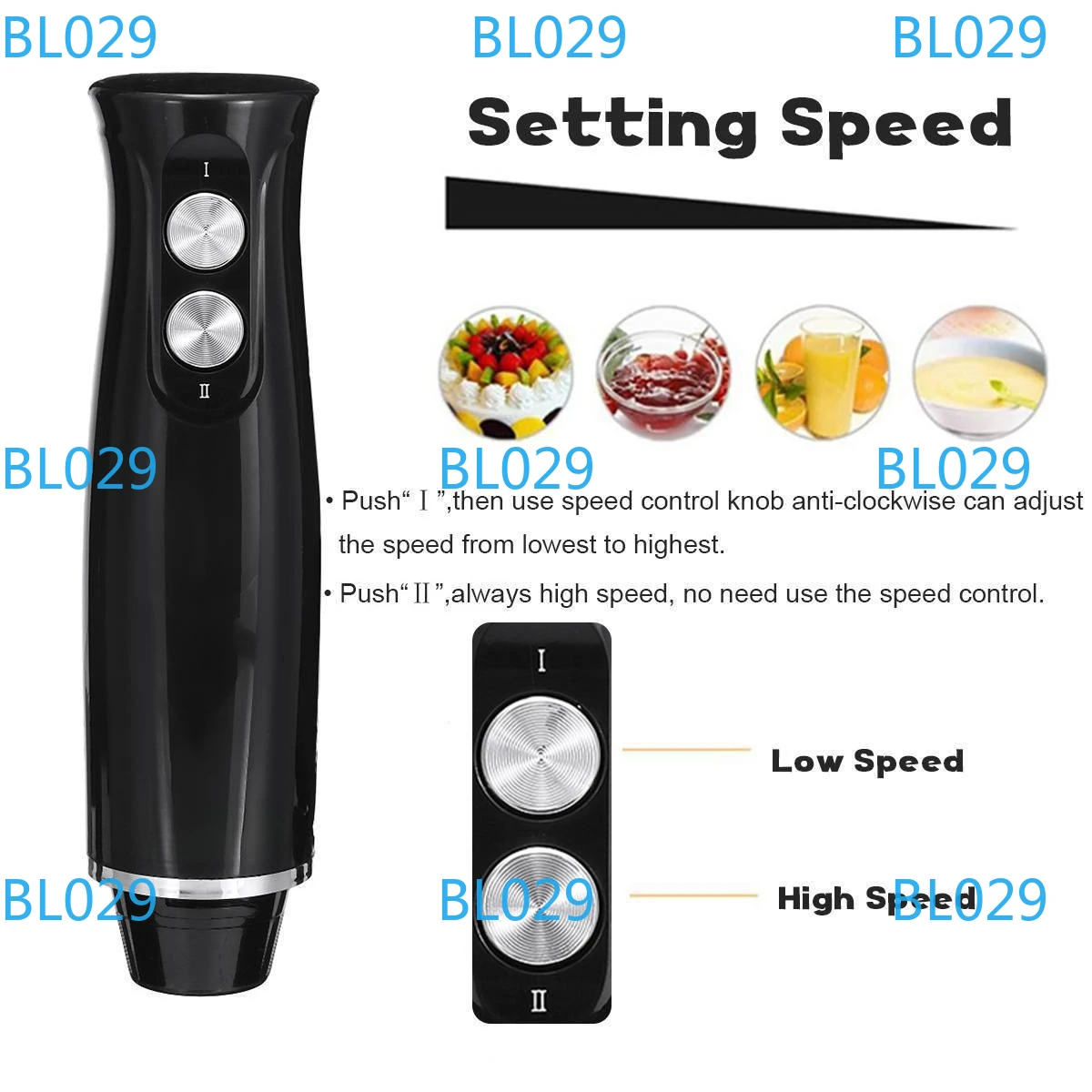 Multifunctional Household Electric Egg Beater Fruit Supplementary Food Crush 4 in 1