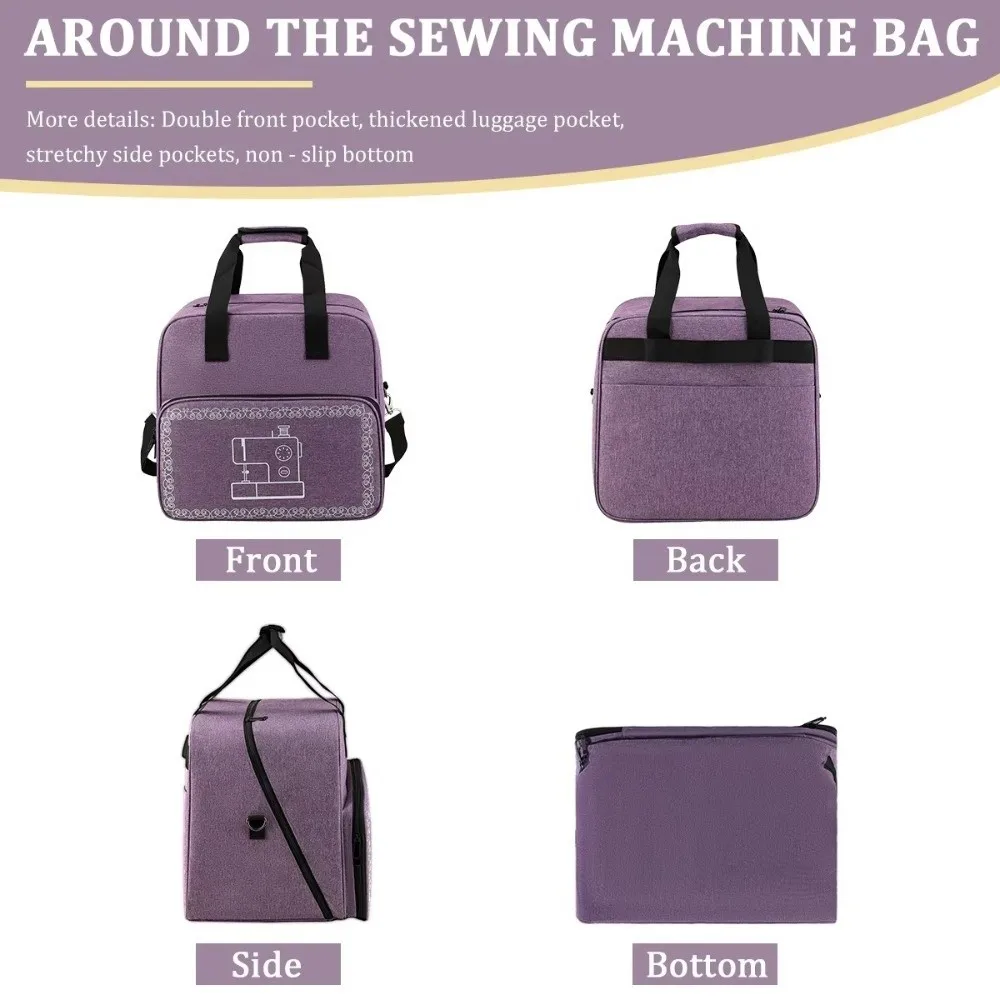 New Portable Sewing Machine Storage Bag Multi-functional Large Capacity Tote Sewing Accessories Home Travel Bag Organizer Bag