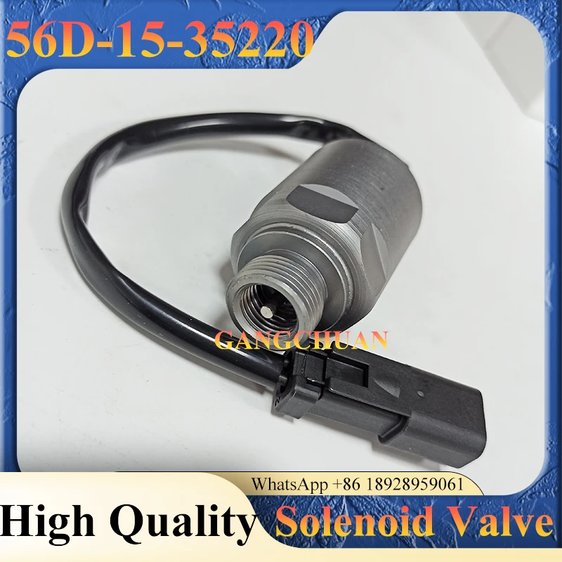 

Solenoid Valve 56D-15-35220 56D1535220 for Dump Truck HD465-7 HD605-7 HD785-7 Wheel Loader WA380-6 WA500-7 WA500-8 Engine