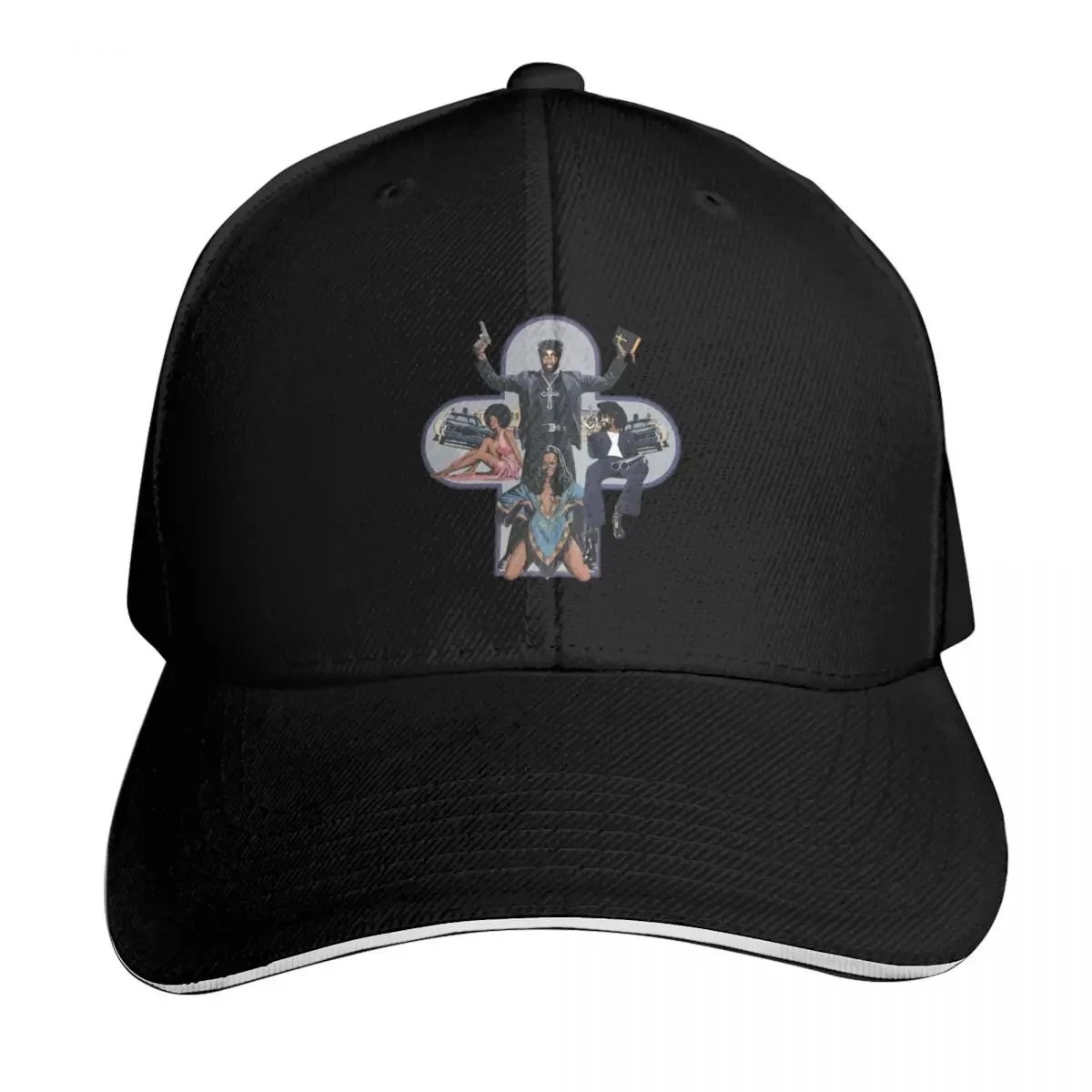 Danny Brown Jpegmafia Scaring Hose Baseball Cap Contrast Two Tone Brim Snapback Flat Bill Strapback Dad Hat