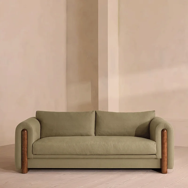 طقم أريكة غرفة المعيشة الفاخرة مجموعة أثاث حديث أريكة منزلية #5